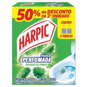 Pedra Sanitária Harpic Bosque de Pinho 2un