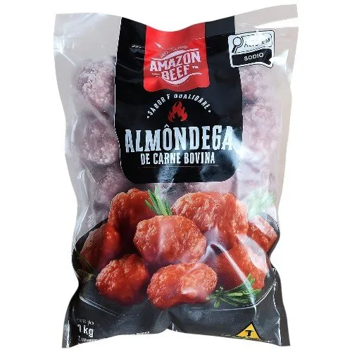 Almôndega Bovina Congela Amazon Beef 1kg
