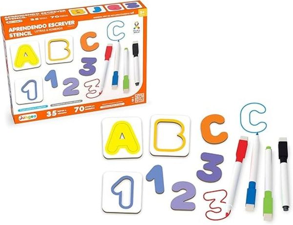 Tencil Aprendendo Escrever Infantil Junges - 370