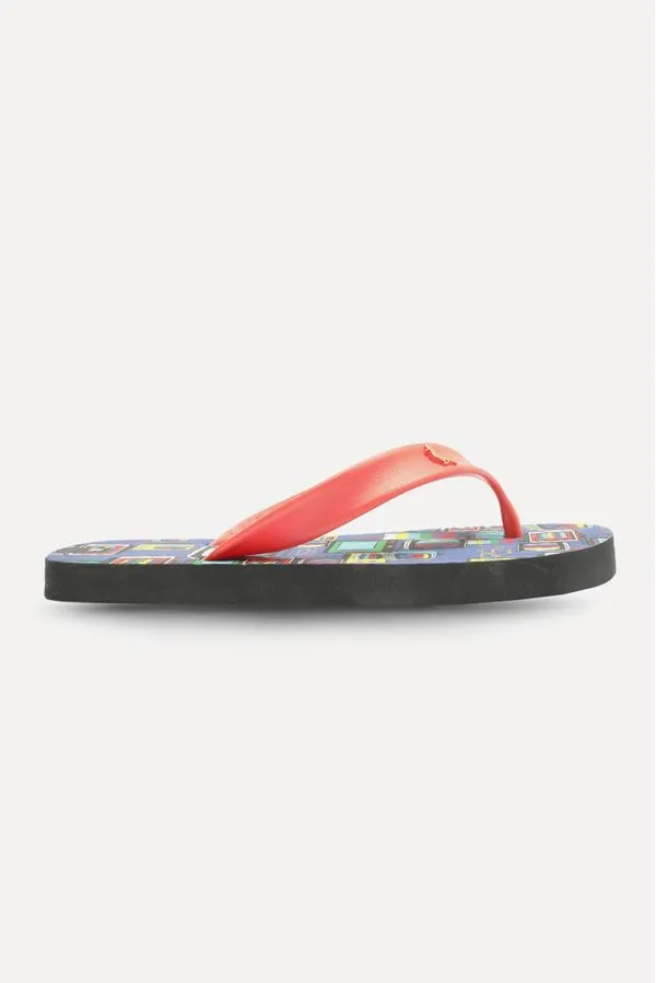Chinelo Rmi Televisions Mini Preto/Vermelho - 29/30