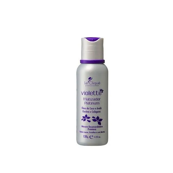Máscara Matizadora Le Cliqué Violette Platinum 120ml