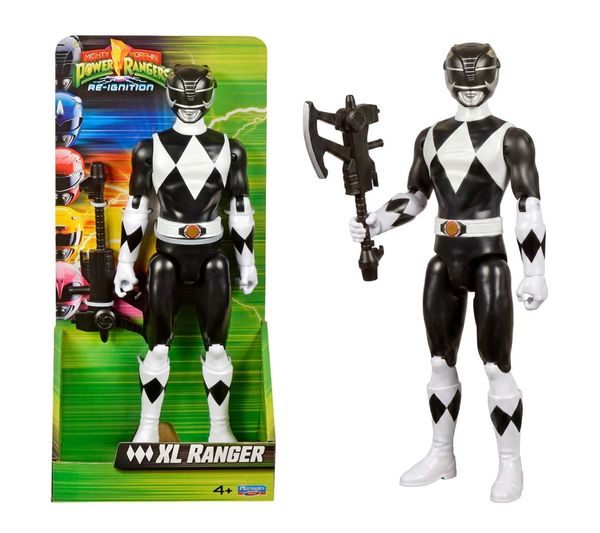 Boneco Articulado Ranger Preto XL - Mighty Morphin Power Rangers - Sunny