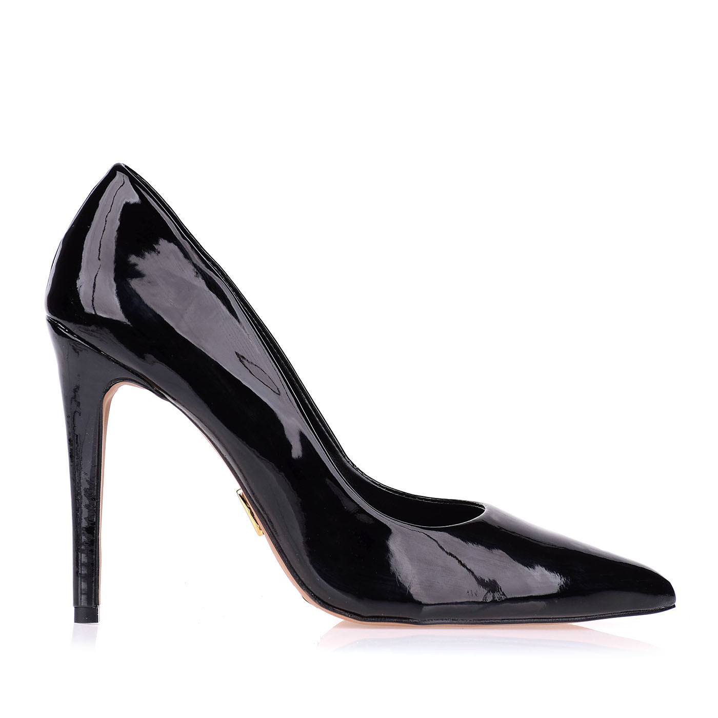 Scarpin Salto Alto Verniz Preto