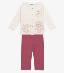 Conjunto Casaco com Legging Menina Trick Nick Bege M