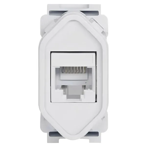 Módulo Tomada RJ45 Branco - RVB-1200/5 - RAVENNA