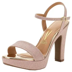 Sandália Feminina Salto Alto Vizzano - 6292200 BRONZE 01 38