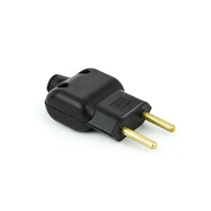Plug Macho Tomada Elétrica Reto 10A Novo Padrão Branco