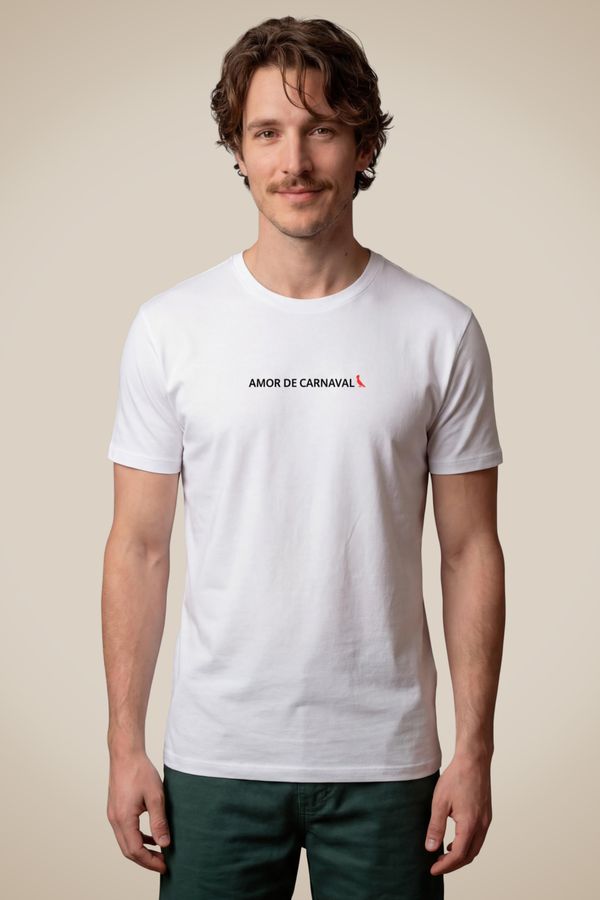 Camiseta Estampada Amor De Carnaval Branco - P