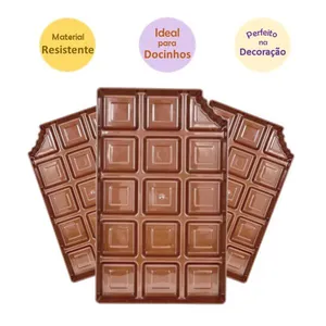 Bandeja Barra de Chocolate - para Doces e Decoração de Mesas - Valor Unitário