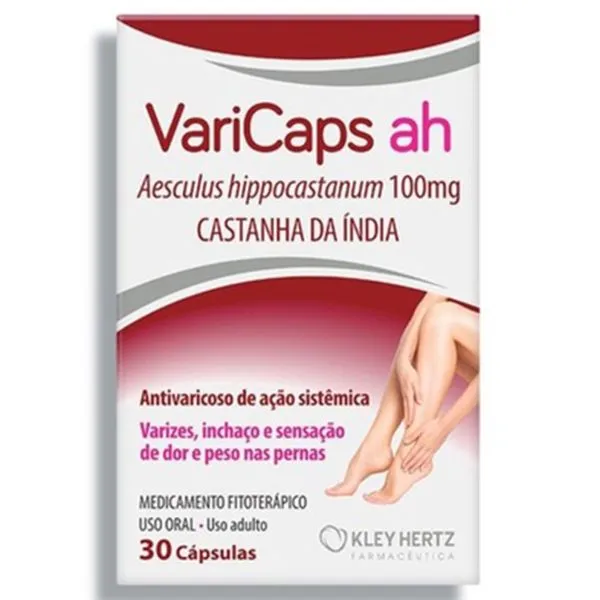 Varicaps AH 100mg 30 Cápsulas Hertz