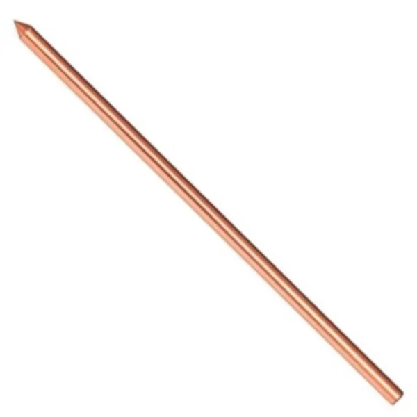 Haste de Aterramento 300048 Cobre Sólido 5-8 Polegada 12mm X 2400mm MS Artefatos Haste de Aterramento 300048 Cobre Sólido 12mm X 2400mm MS Artefatos