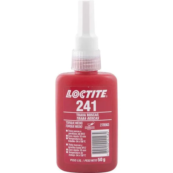 Adesivo Anaeróbico Trava Rosca 241 50g Azul 270563 - Loctite