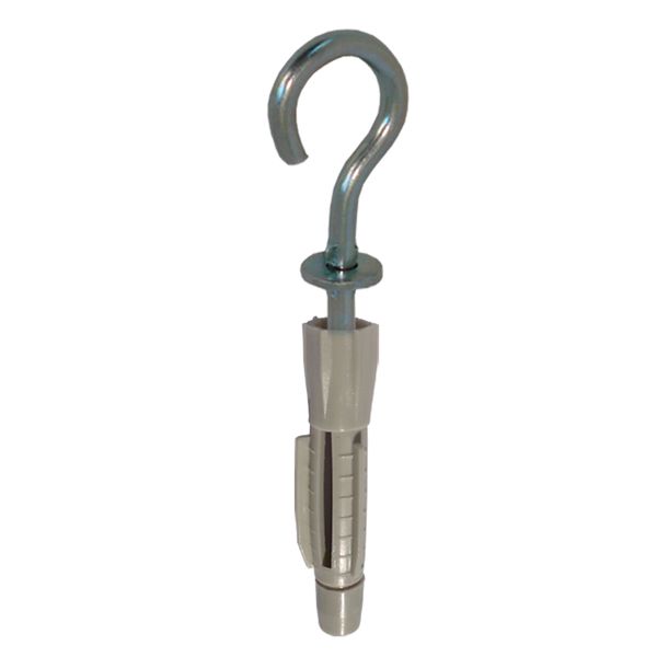 Gancho Com Aba 4.4 X 72mm Bucha para Bloco Oco 8mm 2 unidades Fixtil
