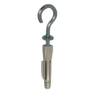 Gancho Com Aba 4.4 X 72mm Bucha para Bloco Oco 8mm 2 unidades Fixtil