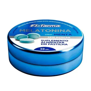 Pastilha Flofarma Melatonina Sabor Menta 1mg FLOFARMA 30 Unidades