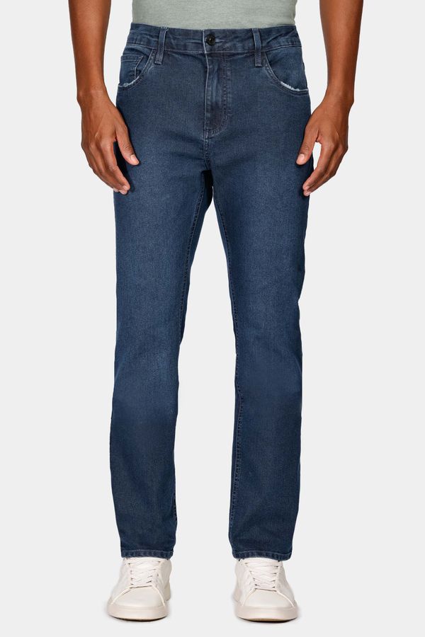 Calça Jeans Slim Stone Azul - 38