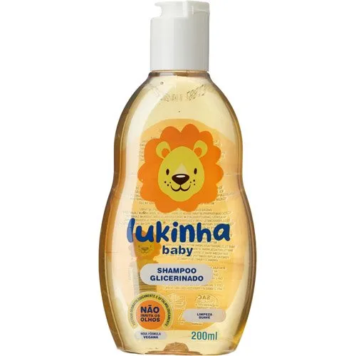Shampoo Infantil Glicerinado Lukinha 200ml