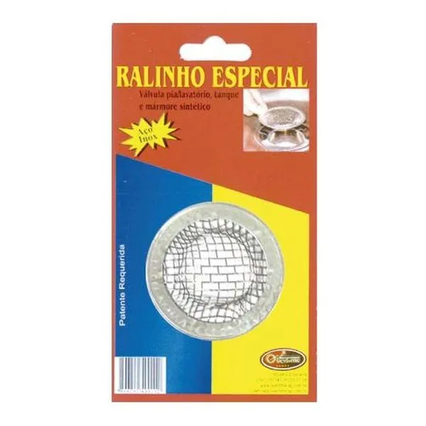 Ralinho para pia-lavatório 17303 Que Evita Entupimentos com Escoamento Eficiente em Inox Resistente à Corrosão Inox Ralinho para pia-lavatório 17303 com Design Moderno e Resistente à Corrosão Inox Overtime