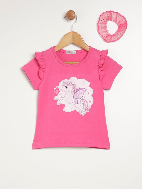 Blusa Manga Curta Kid+ Infantil Para Menina - PINK 6