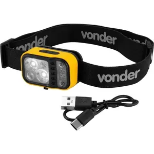 Lanterna LED p/ cabeça recarregável LED LCV220 VONDER