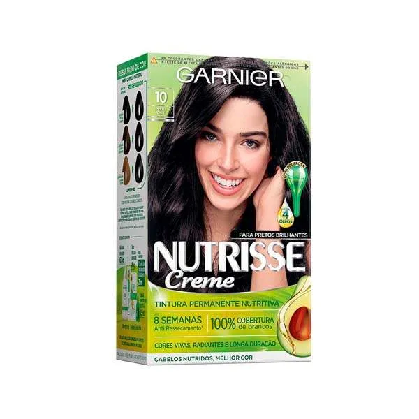 Tintura Nutrisse Kit 10 Preto TINT NUTRISSE KIT 10
