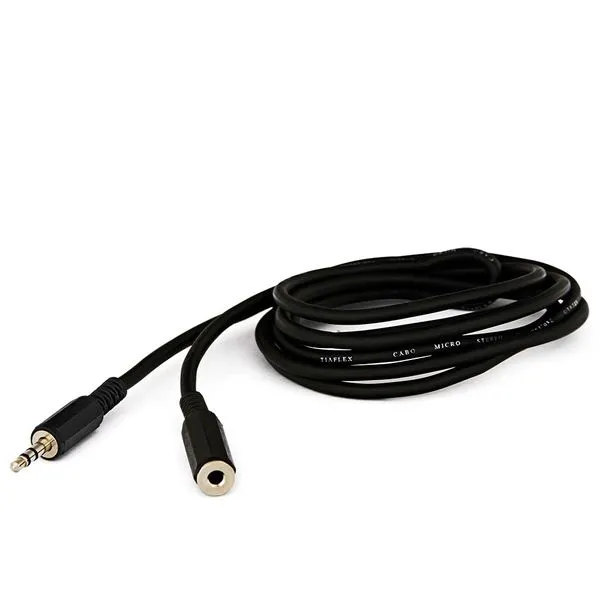 Cabo Extensão Fone de Ouvido Plug P2 5 MT