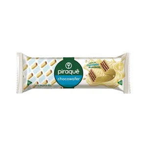 Biscoito Wafer Chocowafer Sabor Chocolate com Cobertura de Chocolate Branco 100,8g