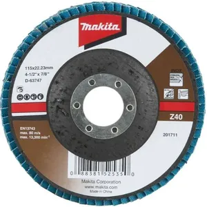 Disco De Lixa Makita Flap Grao Z40 115 Mm D-63747 (MP)