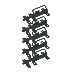 Kit 5 Trincos com Alca para Portao e Porteira 280mm 1557-KIT5UND Aco Preto Metasal Kit 5 Trincos com Alca para Portao e Porteira 280mm Aco Preto Metasal