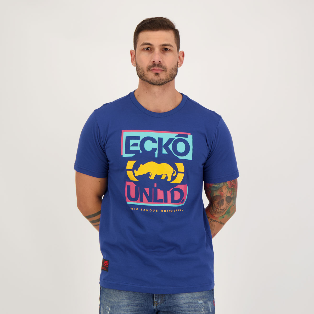Camiseta Ecko Premium Brand Azul