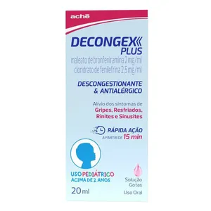 Descongestionante Decongex Plus 2mg/ml + 2,5mg/ml 20ml Gotas