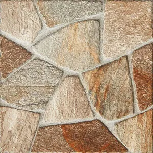 Piso Cerâmico Decorado Acetinado 46x46cm Externo Borda Arredondada Caixa com 2,39m² / 11 Peças - VPC 46504 - VIVA PISOS