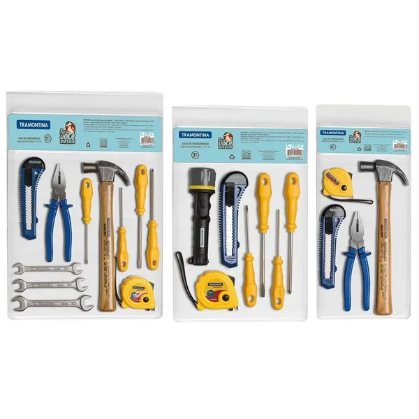 Kit de Ferramentas Tramontina 29 Peças com Lanterna, Martelo e Alicate n/a
