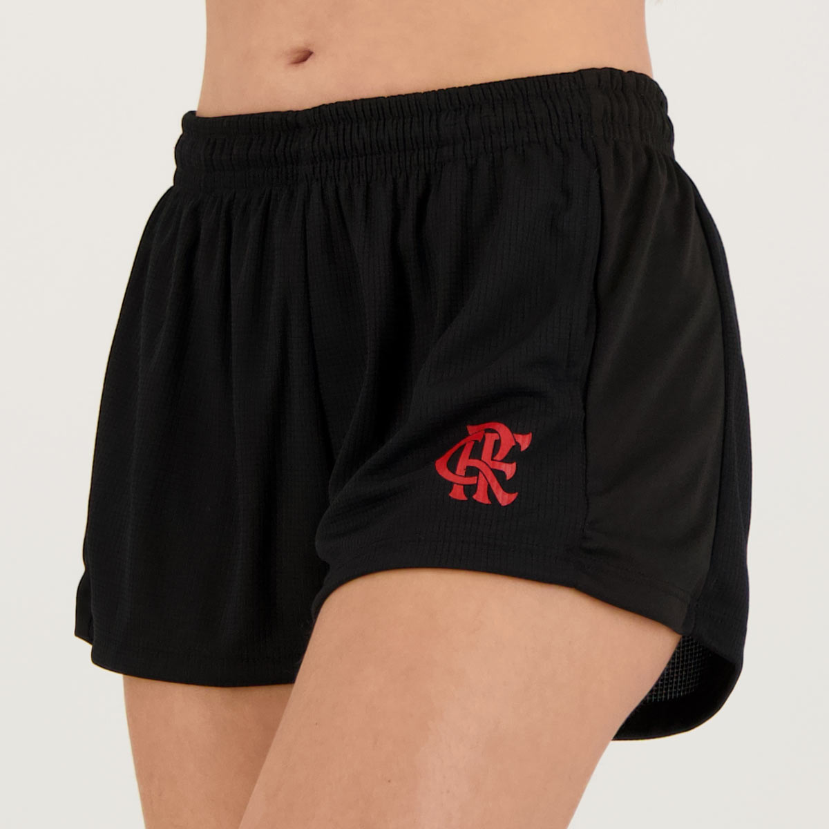 Shorts Flamengo Plug Feminino Preto