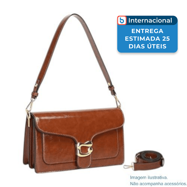Bolsa Travistar Crossbody Clutch Vermelho Marrom A-MBI