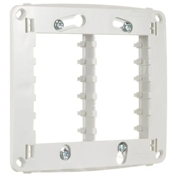 Suporte 4x4 para 6 Módulos Branco Miluz - S3B76140 - SCHNEIDER