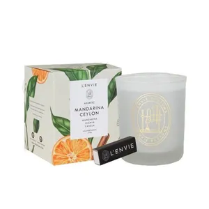 Vela Perfumada Mandarina Ceylon Lenvie 210g