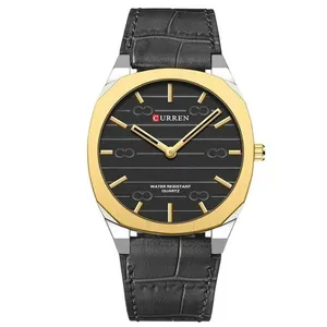 Relógio Masculino Curren 8480 Analógico de Ponteiros em Aço Inox à Prova D'água Dourado Relógio Masculino Curren 8480 Analógico em Aço Inox à Prova D'água Dourado