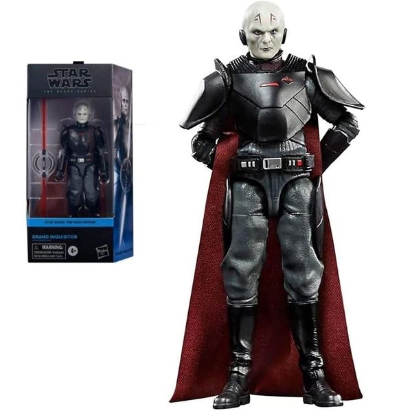 Figura de Ação Grand Inquisitor Obi-Wan Kenobi #09 - Star Wars Hasbro Colecionismo - linha Série Black (premium) 15 cm O