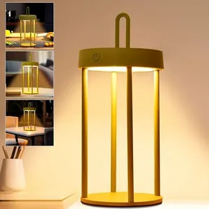 Luminária de Mesa Rislg Sem Fio Recarregável Dourado A-BI