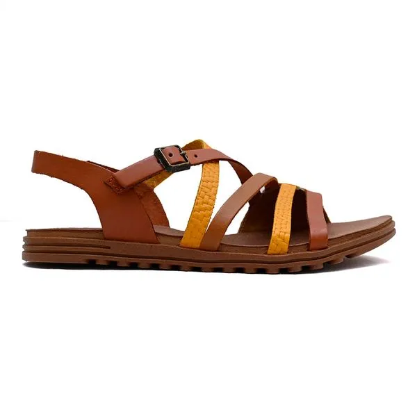 Sandália Flats New Face Damasco Color Feminina 36