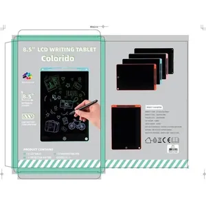 Lousa Mágica Infantil Tela LCD Tablet 8.5 10 12 Polegadas para Escrever e Desenhar Leve Portátil Azul Preto Rosa OEM Lousa Mágica Infantil Tela LCD Tablet 8.5 10 12 para Escrever e Desenhar Azul Preto Rosa OEM