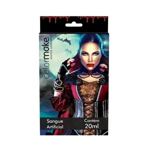 Cartela Sangue Artificial Colormake Halloween Efeitos Especiais 20ml