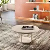 Mesa de Centro 60 cm HB Móveis Sky | Off White