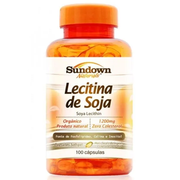Sun C Lecitina Soja 1200mg 100 Cápsulas