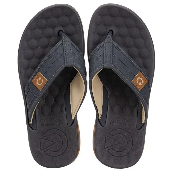 Chinelo Masculino Sintra Cartago 12482 CINZA/BEGE 41