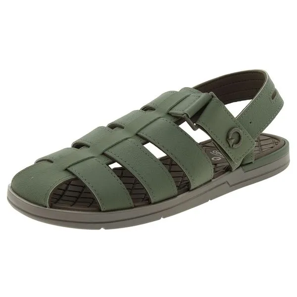 Sandália Masculina Cannes Cartago - 11338 VERDE 41