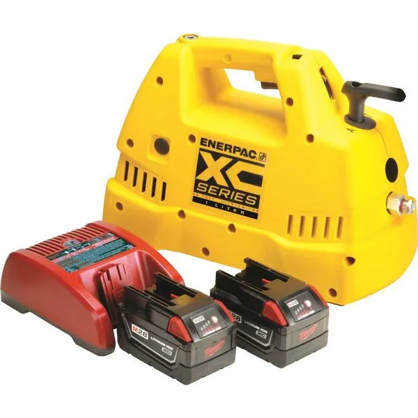 Bomba Hidráulica a Bateria 28V Simples Ação 3/2 1L 127V XC1201MB ENERPAC