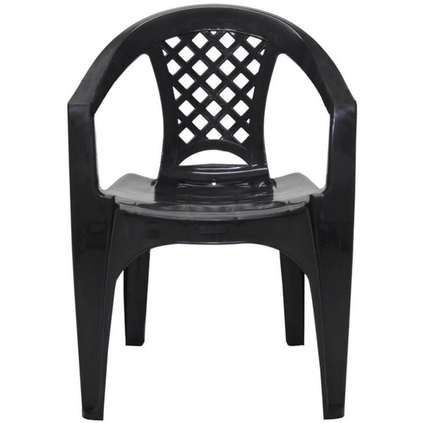Cadeira Com Braços Iguape Preta - 92221009 - Tramontina