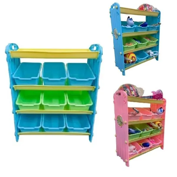 Estante Organizadora Infantil 2279 para Brinquedos e Trecos com Design Funcional e Acabamento de Qualidade Menina Estante Organizadora Infantil 2279 com Acabamento de Qualidade e Design Funcional Menina Multicoisa